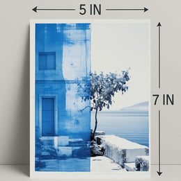 Serene Coastal Reflection Poster