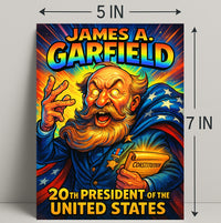 James A. Garfield 20th President Poster PosterGoat