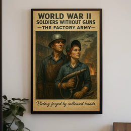 Soldiers Without Guns The Factory Army Poster