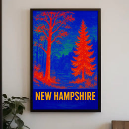 New Hampshire Nature Poster