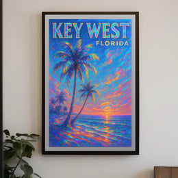 Key West, Florida Sunset Poster