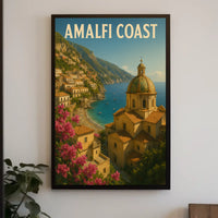 Amalfi Coast Poster Museum Quality Wall Art Print 18x24