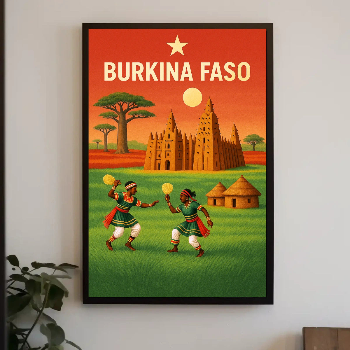 Burkina Faso Cultural Celebration Poster