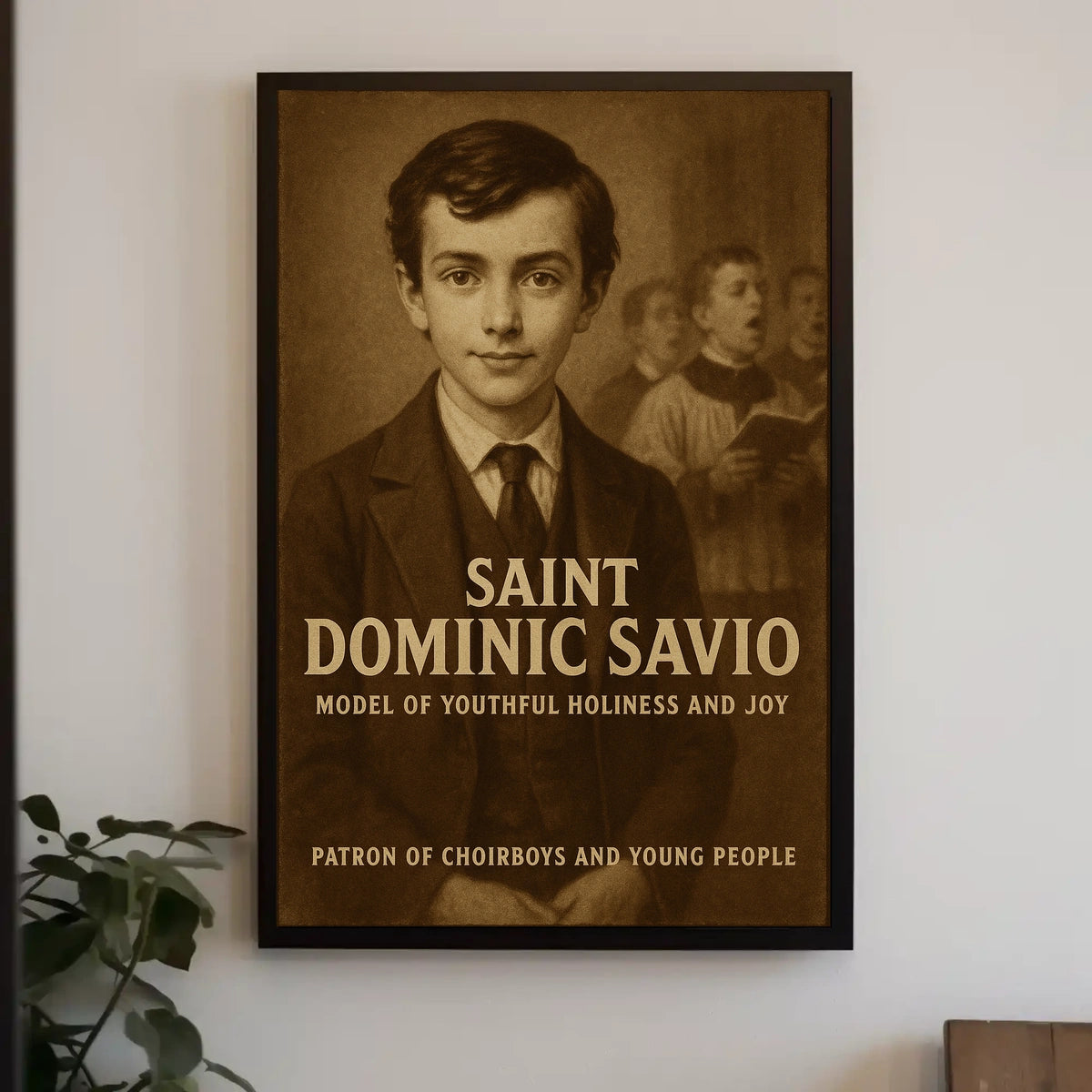 Saint Dominic Savio Model Of Youthful Poster