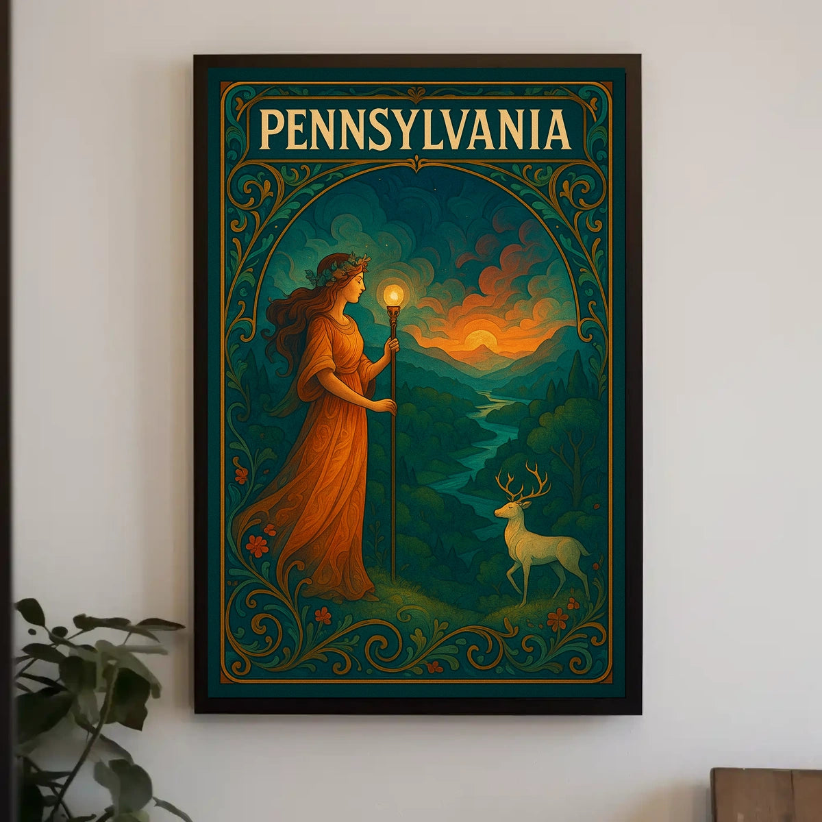 Pennsylvania Enchanted Landscape Poster