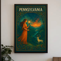 Pennsylvania Enchanted Landscape Poster