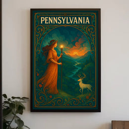 Pennsylvania Enchanted Landscape Poster