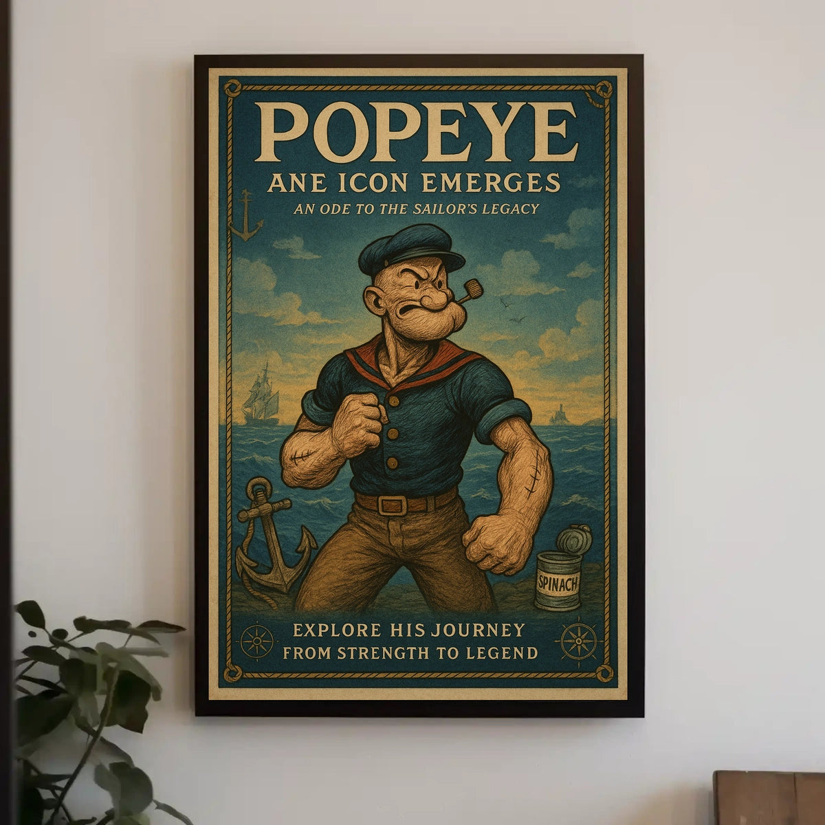 Popeye 1929 Art Poster POP-228