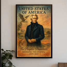 PUNITED ‘ATES Satirical American Culture Poster