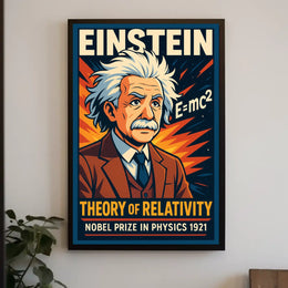 Albert Einstein Nobel Prize In Physics Poster
