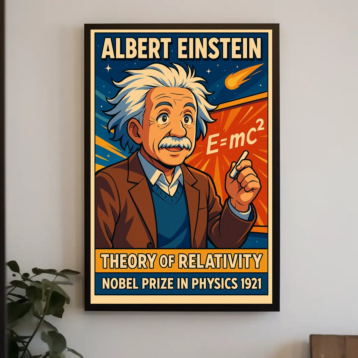 Albert Einstein Theory Of Relativity Poster