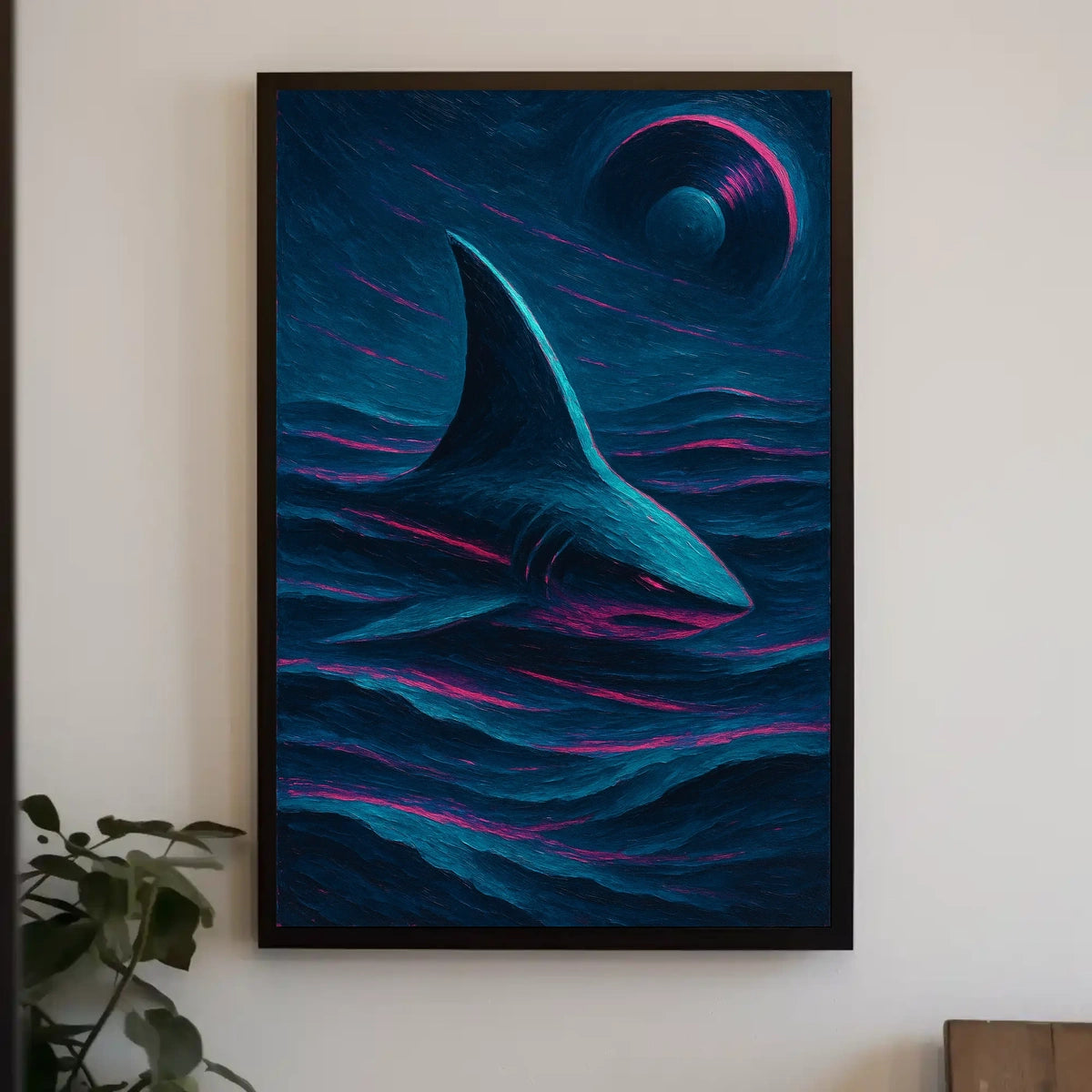 Celestial Shark Poster
