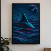 Celestial Shark Poster