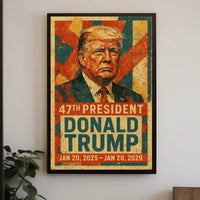 Trump Strength Patriotic Vintage Ads Poster