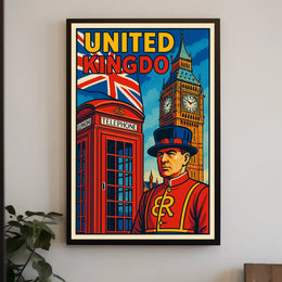 Iconic United Kingdom Poster