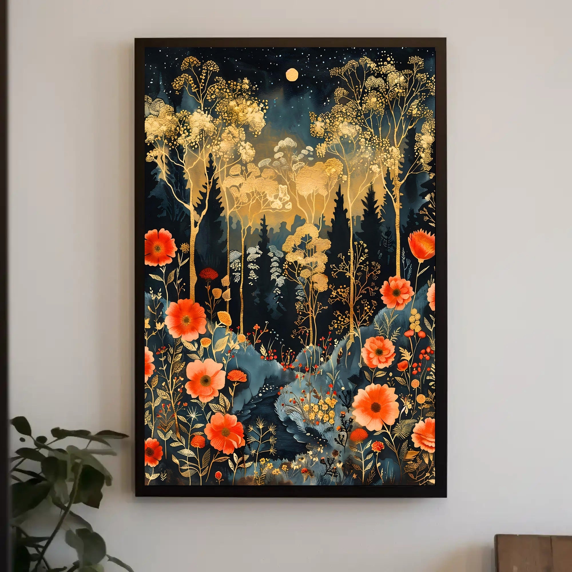 Enchanted Nightscape Wall Art Print