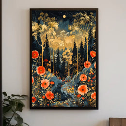 Enchanted Nightscape Wall Art Print