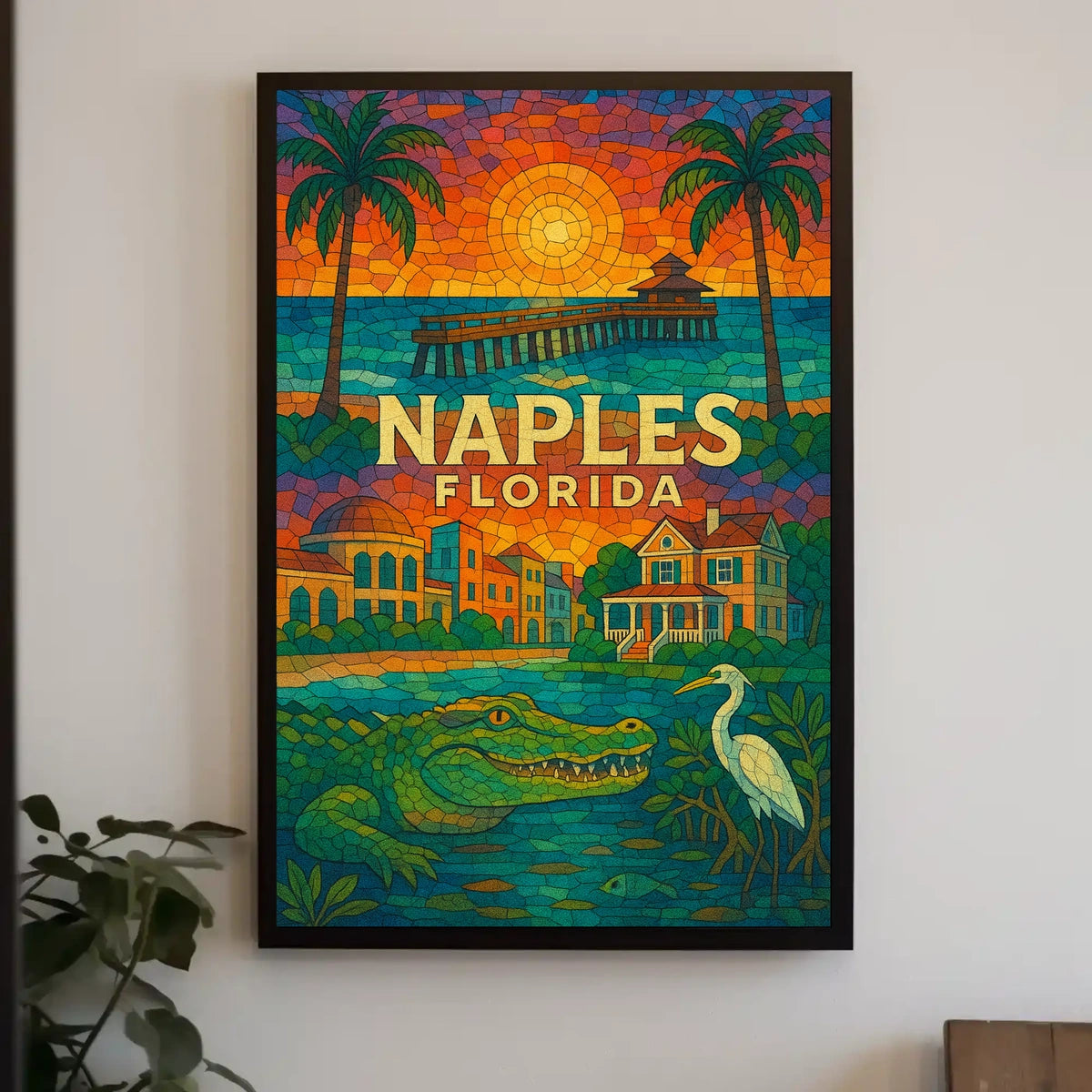 Vibrant Naples, Florida Poster