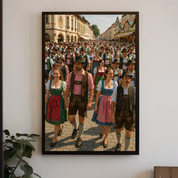 Bavarian Festival Parade Poster