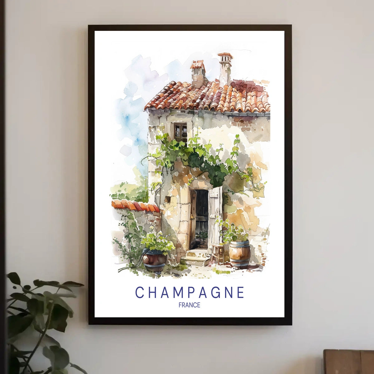 Champagne Charm Poster