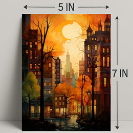 Autumn In The City Poster
