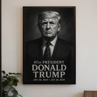 Donald Trump 47th President Poster