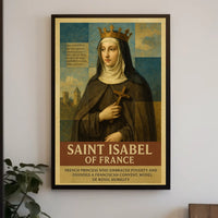 Saint Isabel Of France Poster