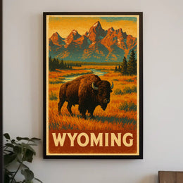Wyoming Wilderness Poster