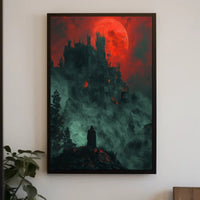 Dark Gothic Castle Fantasy Poster PosterGoat