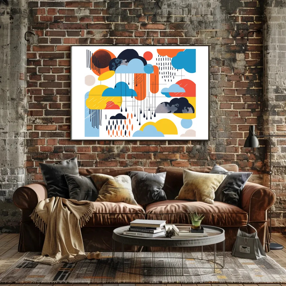 The poster features an abstract design with a modern artistic style. The core Travel Poster