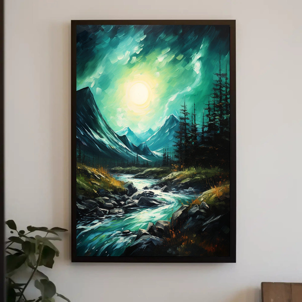 Scenic River Landscape National Park Poster