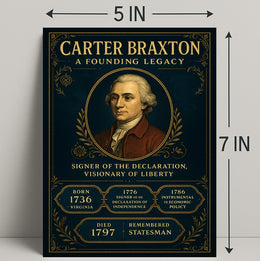 Carter Braxton A Founding Legacy Poster PosterGoat