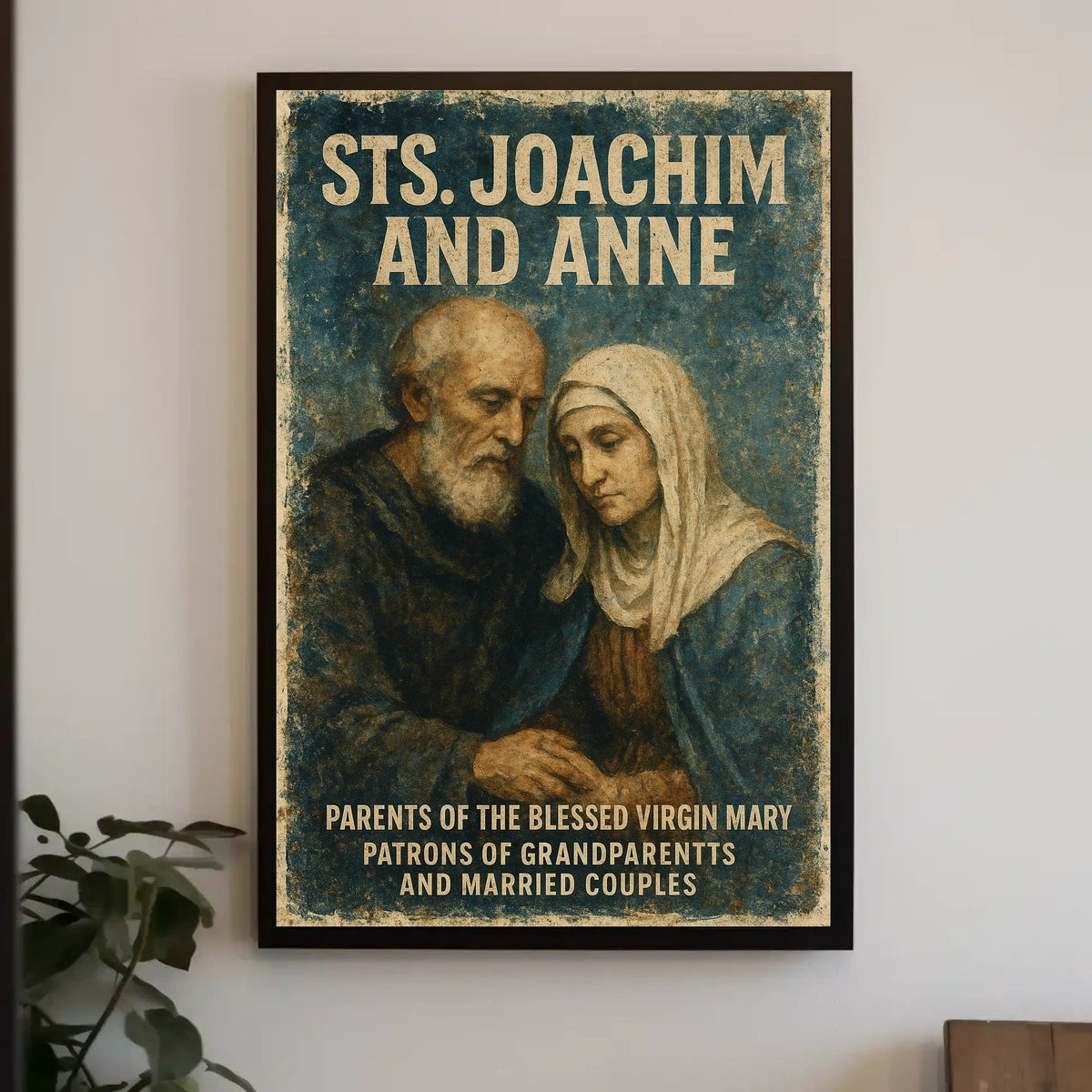 Saints Joachim And Anne Poster