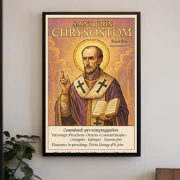 Saint John Chrysostom Poster PosterGoat