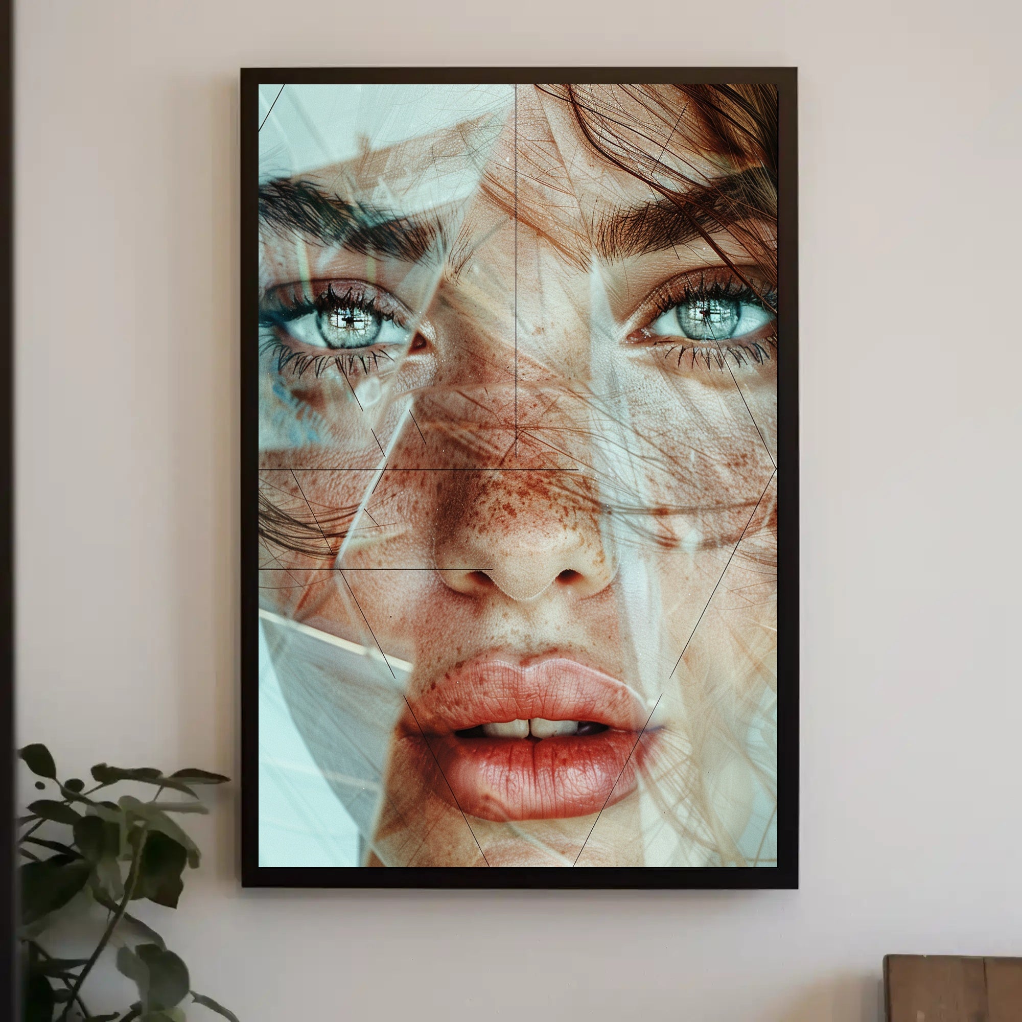 Mystical Hooded Figure in Enchanted Forest Poster PosterGoat