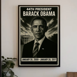 Barack Obama 44Th President Poster