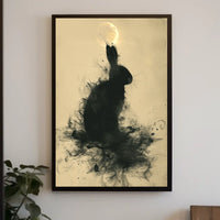 Moonlit Rabbit Poster