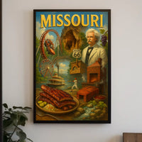 Missouri A Cultural Tapestry Poster