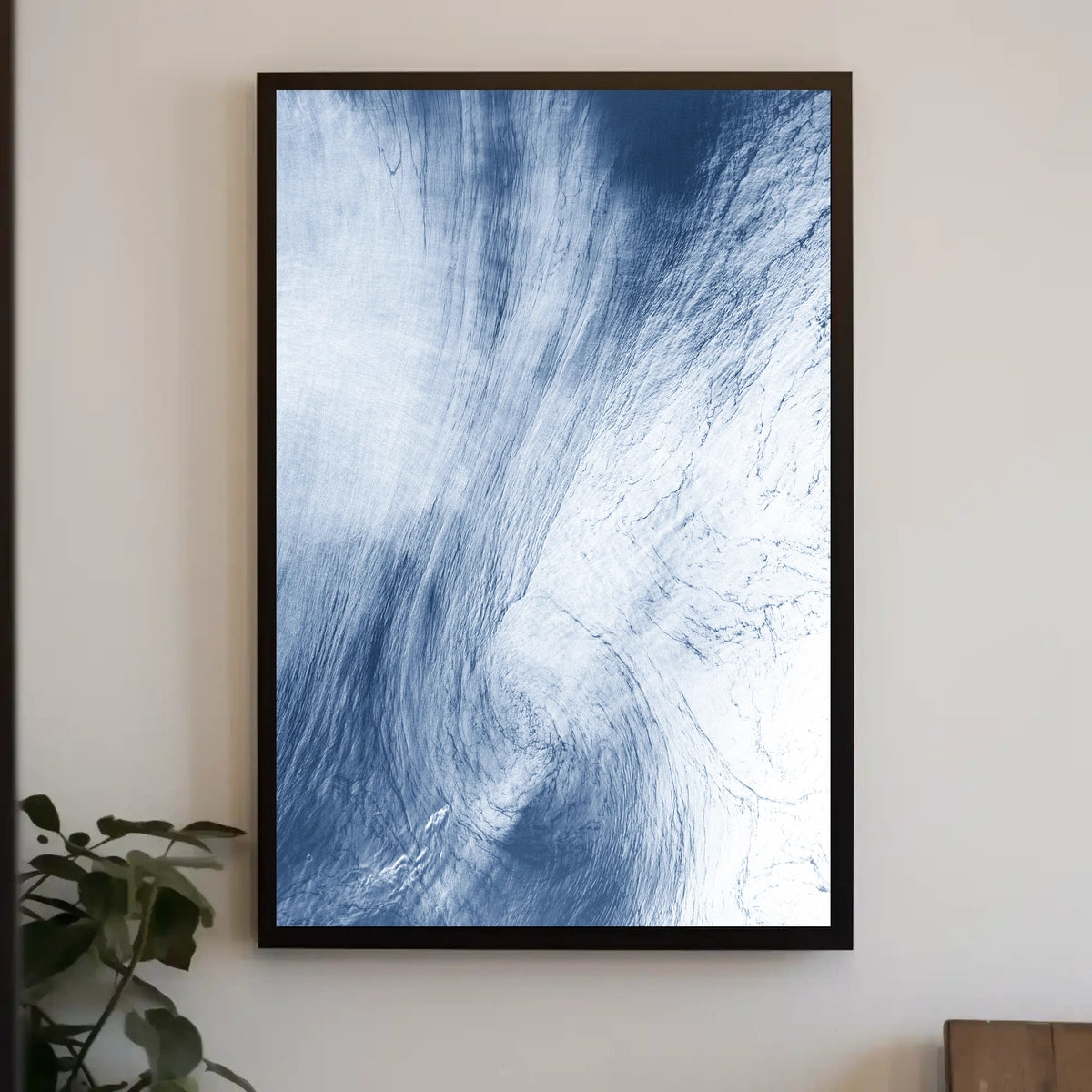 Abstract Oceanic Swirl Abstract Poster