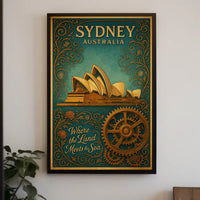 Sydney, Australia Where the Land Meets the Sea Poster