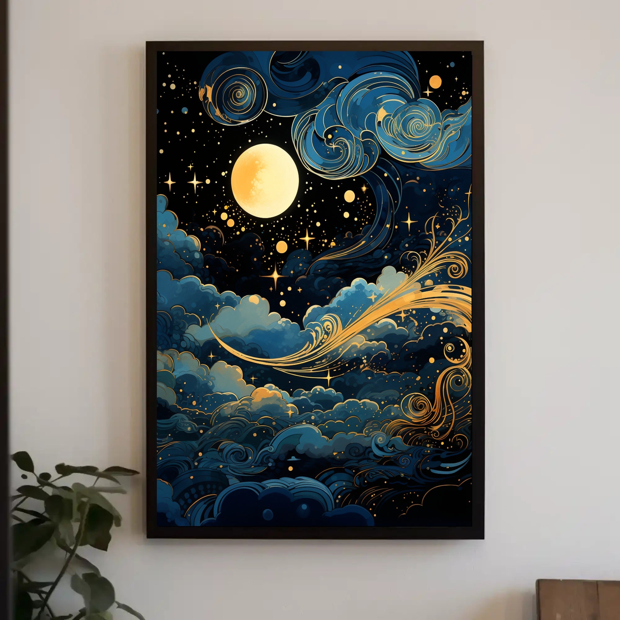 Celestial Nightscape Poster PosterGoat