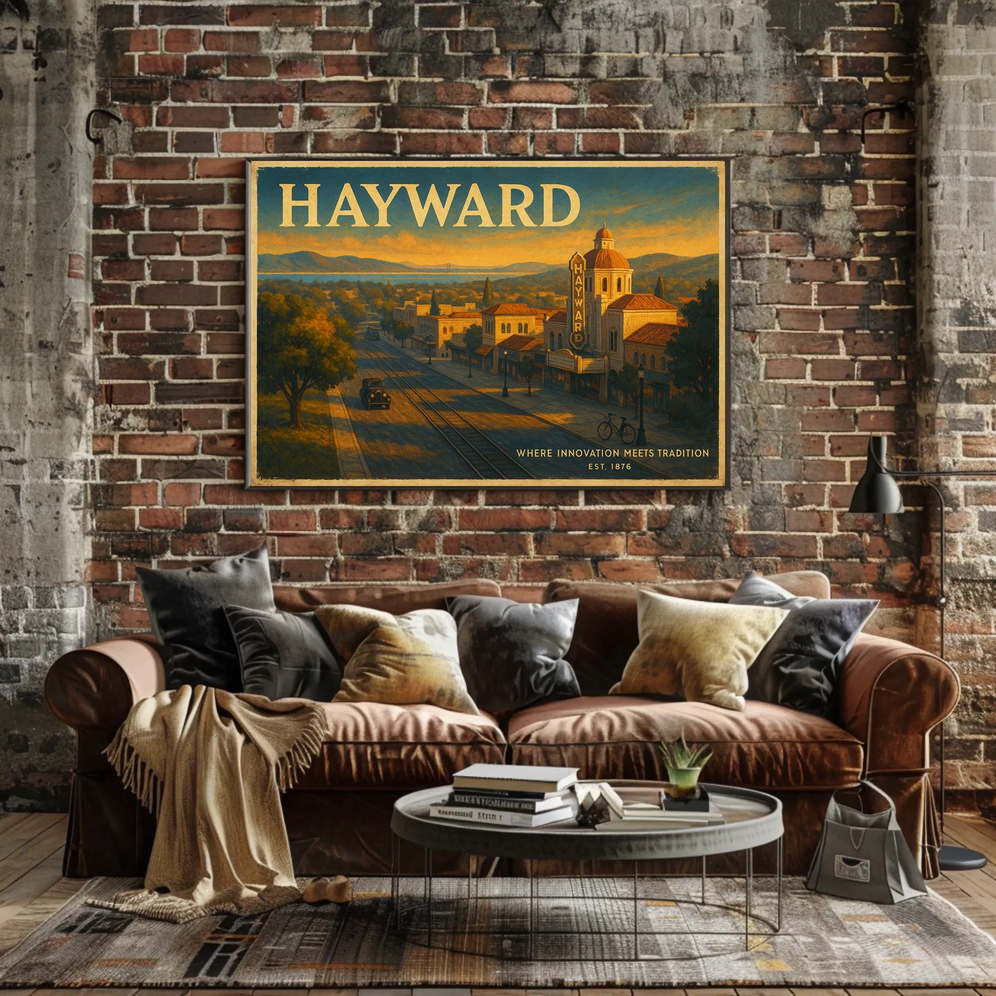 Hayward Travel Poster Where Innovation Meets Tradition