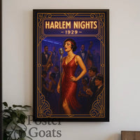Harlem Nights Jazz Age Music or Concert Poster