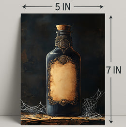 Mysterious Elixir Bottle Poster