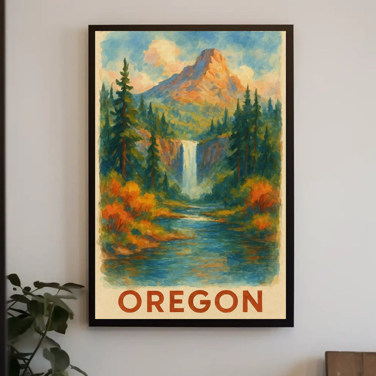Oregon Scenic Landscape Poster