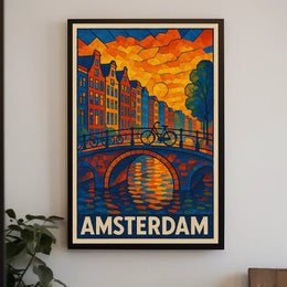 Amsterdam City Of Canals Poster