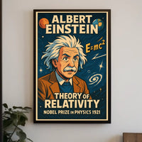 Albert Einstein Theory Of Relativity Poster