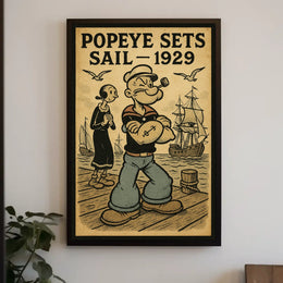 Popeye 1929 Art Poster POP-01
