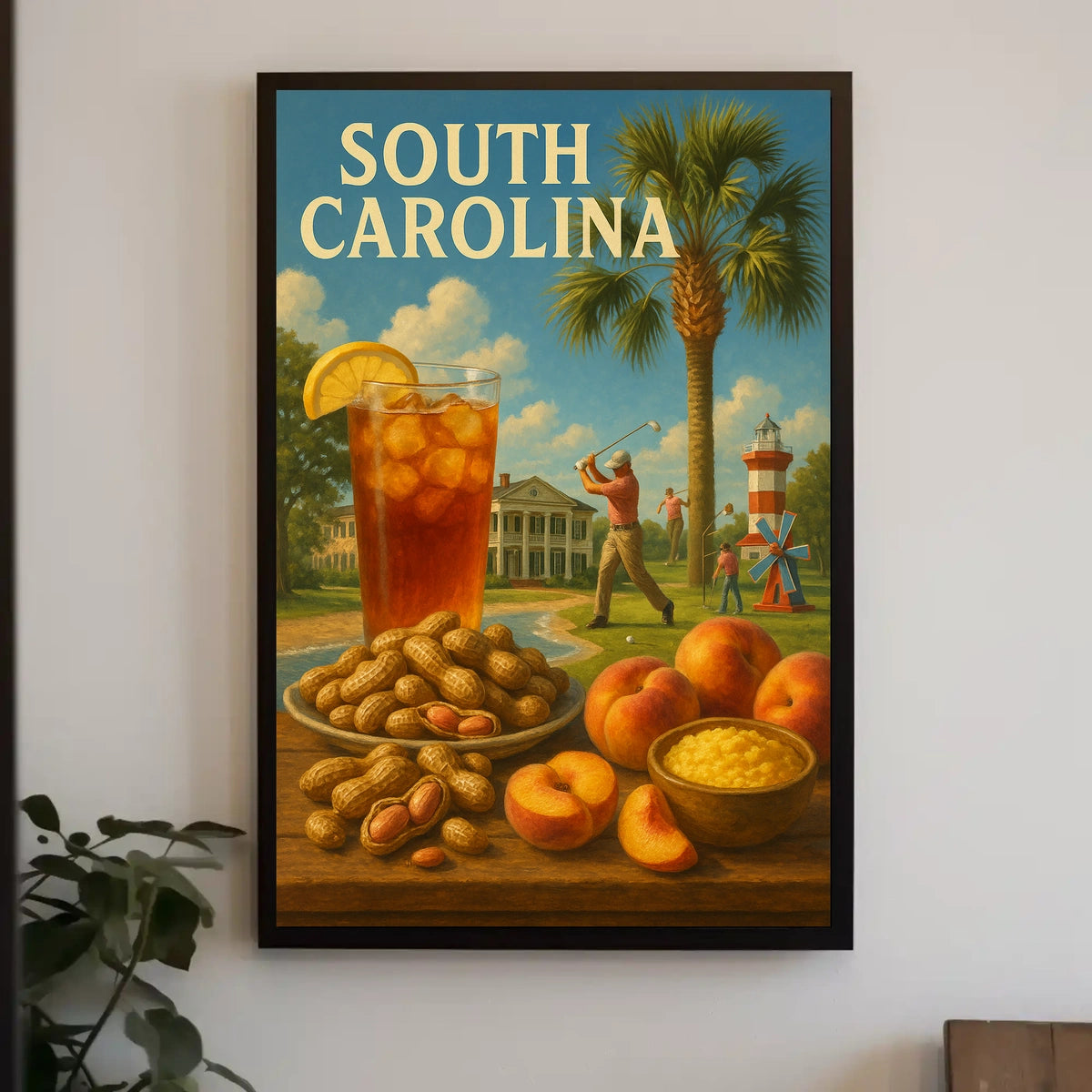 South Carolina Charm Poster