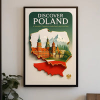 Discover Poland Poster PosterGoat